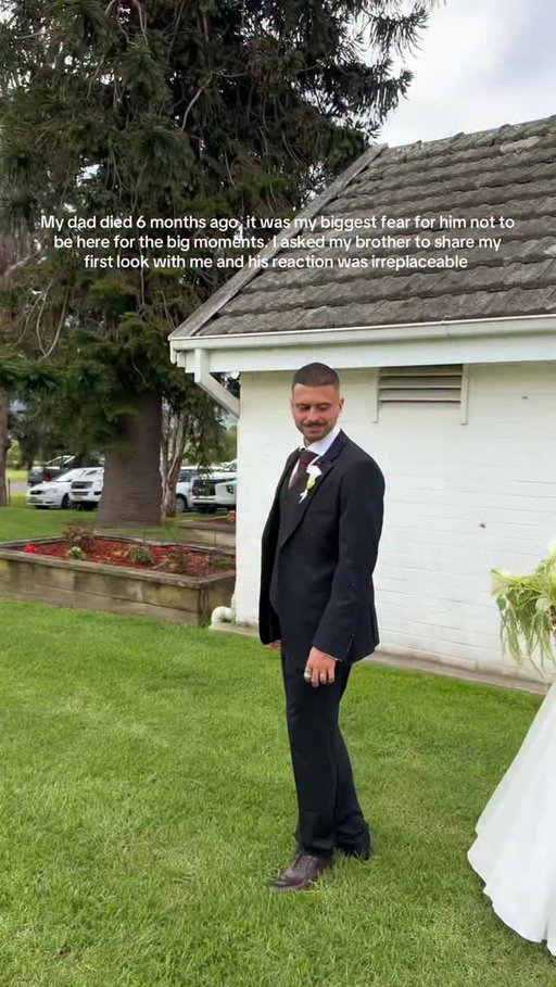 I missed my dad more than words can explain in this moment. There’s a space in my heart that will always belong to him, especially on a day like this.

But my little brother Zac, my heart. The way he looked at me, the way he held me, the way he felt it all with me was indescribable.

Grief and love can exist in the same breath. I felt Dad in space around us and I felt my brother step into that space with so much strength and tenderness. 

I didn’t have one of the most important men in my life physically there. But I had the other one, and he carried me through it 🤍
