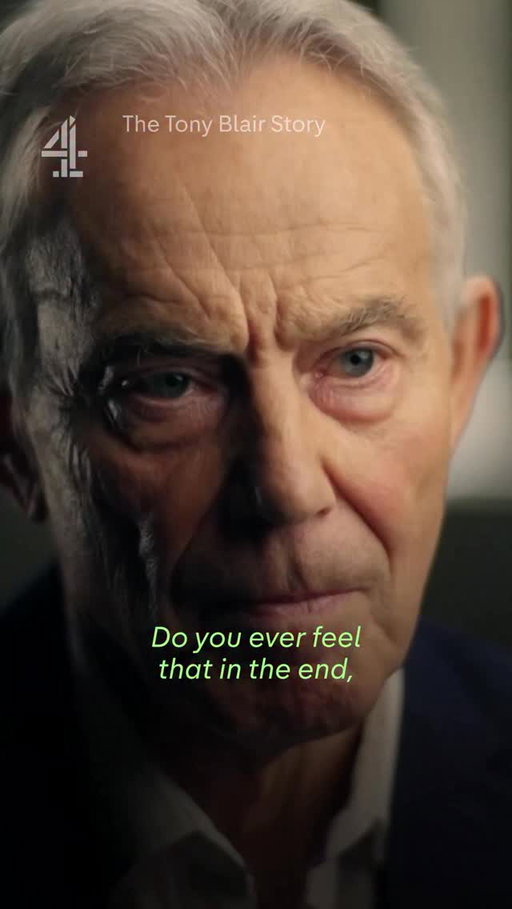 ‘History will judge you’ Interviewer in Tony Blair Documentary. #channel4 #documentary