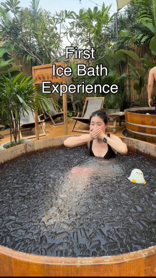 PP Review: First #icebath experience🥶🧊❄️
