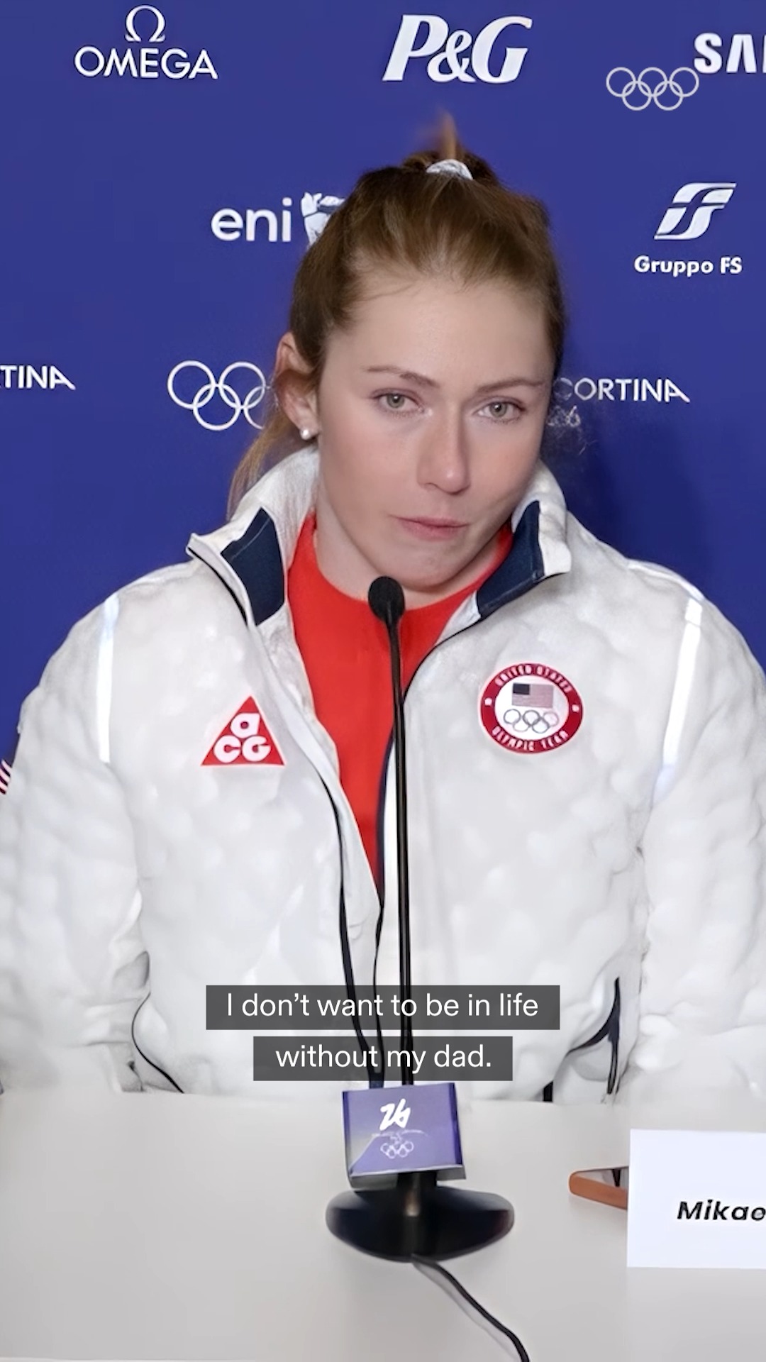 Mikaela Shiffrin opens up about the experience of winning Olympic gold without her dad by her side after he passed away in 2020, and how she finally felt able to "accept this reality" 🤍

#MilanoCortina2026 #AlpineSkiing