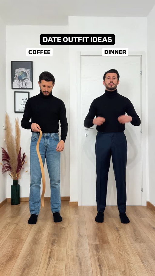 Date outfit ideas 😎 Coffee or Dinner? 
 
 
 
#dateoutfit #dateoutfits #datelook #dateoutfitideas #menswear