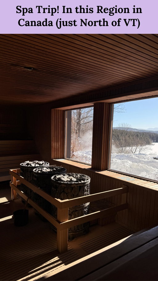 Worth the drive, affordable, beautiful and healing. These four spas in the Provence of Quebec are worth a visit anytime of year. 🇨🇦

📐 @balneaspa | 4.5 hours from Boston | Floating in the architecturally beautiful Thermal Reserve, the design here is a literal work of art. 
🏔️ @boltonspa | 4 hours from Boston | Take your cold plunge at the foot of a natural waterfall.
🌲 @spanordicstation | 4 hours from Boston | Sweat in the sauna with river views and rustic vibes, this one felt like a hidden gem in the woods. 
🕊️ @stromspa | 6.5 hours from Boston | A hot lazy river? A sauna overlooking the Saint Lawrence river? Yes yes yes.

What surprised me the most:
🤑 The affordability: a day pass starts at $45 USD, I saw a February deal at Spa Nordic Station for a couples massage and all day pass for $185 total! In Boston, a massage alone is $250 - $350! 
🧖‍♀️ The smell: we didn’t leave smelling like chlorine! I’m super sensitive to chemicals and love that it’s a little more natural up here.
🧘‍♀️ The all day effect: these are spas that you could spend a half or even full day at because there are so many spaces to discover: saunas, cold plunges, hot tubs, relaxation lounges, natural sun rooms, steam rooms, THE RIVER, restaurants and so much more.