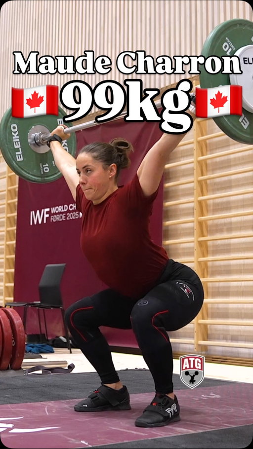 @m_charron28 🍁 working up to 99kg! #weightlifting