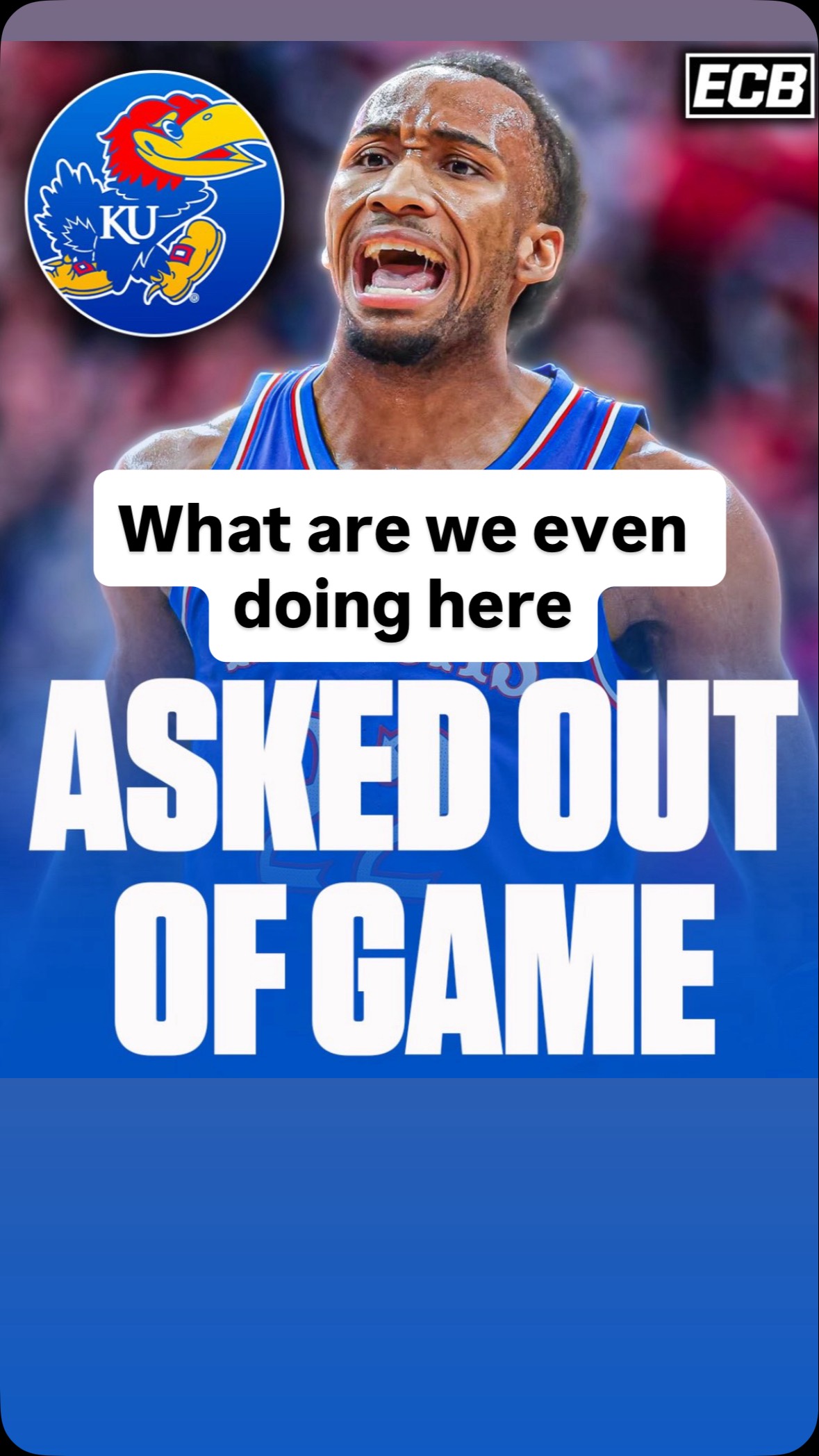 Darryn Peterson checked himself out of YET ANOTHER game, what is the deal?! #darrynpeterson #collegebasketball #collegehoops #kansasbasketball #nbadraft