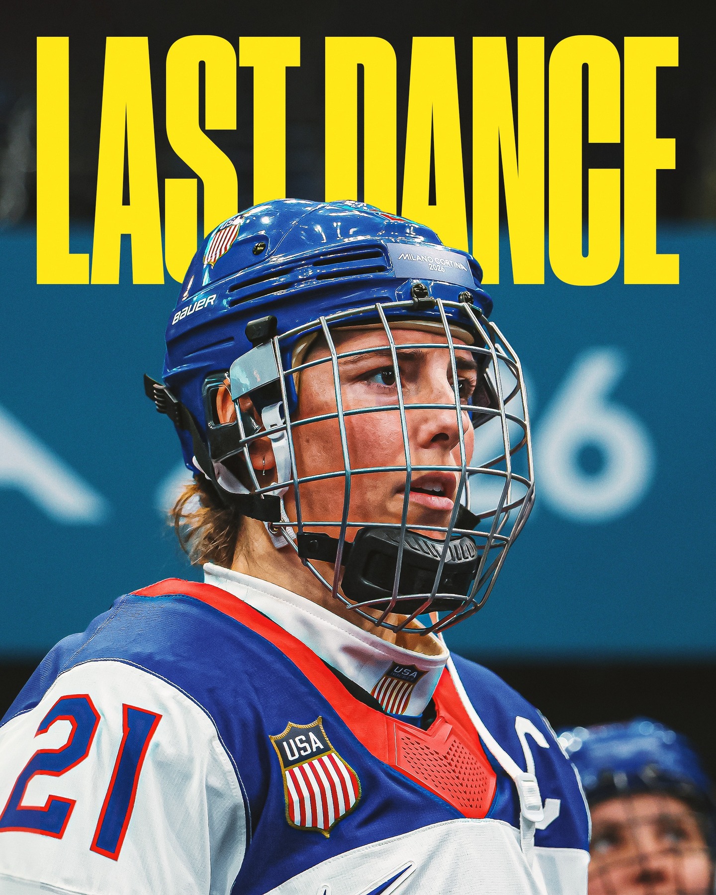 This one means everything. Hilary Knight goes for gold one final time on Olympic ice. #MilanoCortina2026 @olympics