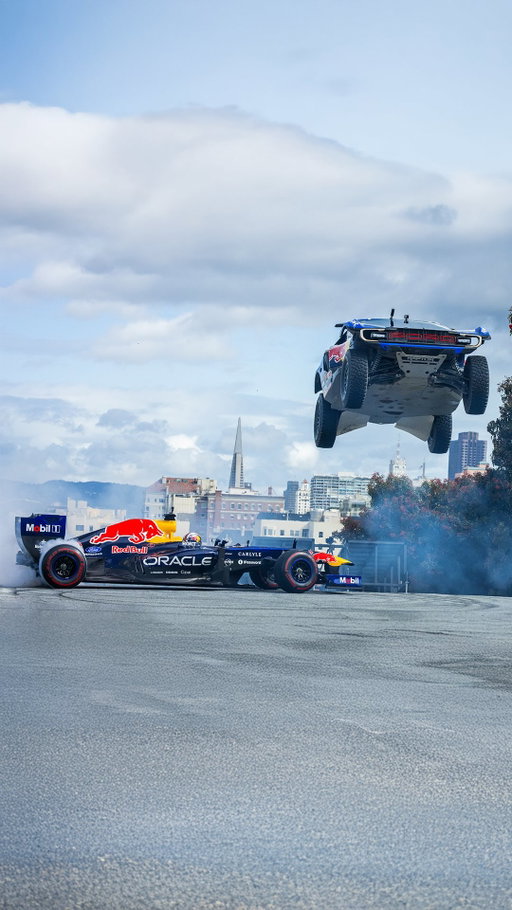 from zero to airborne in San Francisco 🚀
 
San Francisco: we’ve officially jumped into your city. Join us at Marina Green on Saturday, Feb 21, 1-4pm PST — T1+ Raptor, F1 car, and more, presented by our friends @fordracing 👀
 
🔗 in bio for all the details

🔥: @mitchguthrie5 + @scott_speed

Closed course with professional drivers. Do not attempt.