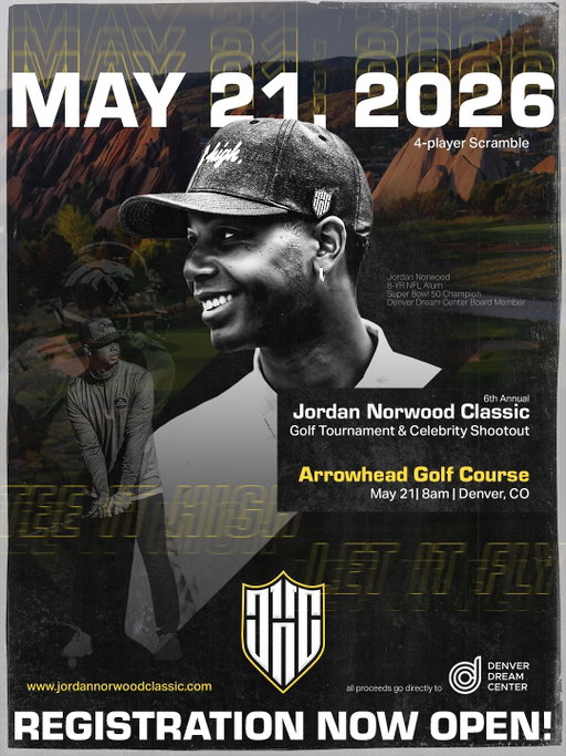 Of course, we’re running it back! The 2026 @jordannorwoodclassic is coming back to @arrowheadcolorado–one of the most epic, awe-inspiring courses in Colorado. All proceeds will continue to support the @denverdreamcenter youth initiatives and programs. 

Registration is NOW OPEN for individual golfers and foursomes, with an early-birdie special running through March 15, 2026 (register now to receive a free hat).

We can’t wait for May 21st and we hope that you can join us. In the meantime, swipe right to check out some of our favorite 📸 shots from years past.

Visit www.jordannorwoodclassic.com to register and sponsor.

#TeeItHighLetItFly