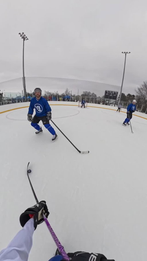 POV from a few shifts at the @betterpuck game in Brampton!
