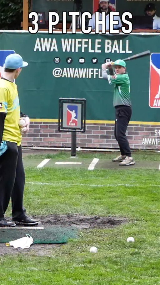 Are You Hitting the Last Pitch?🤯 #dingersornothing #wiffleball #baseball