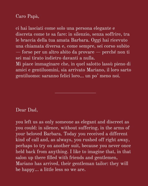 Ciao Papa’ ❤️🪽