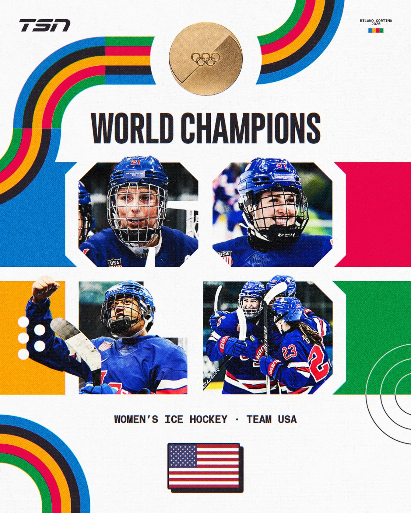 GOLD FOR USA 🥇Megan Keller scores the golden goal, USA comes back to defeat Canada in overtime of the Gold Medal Game! #MilanoCortina2026