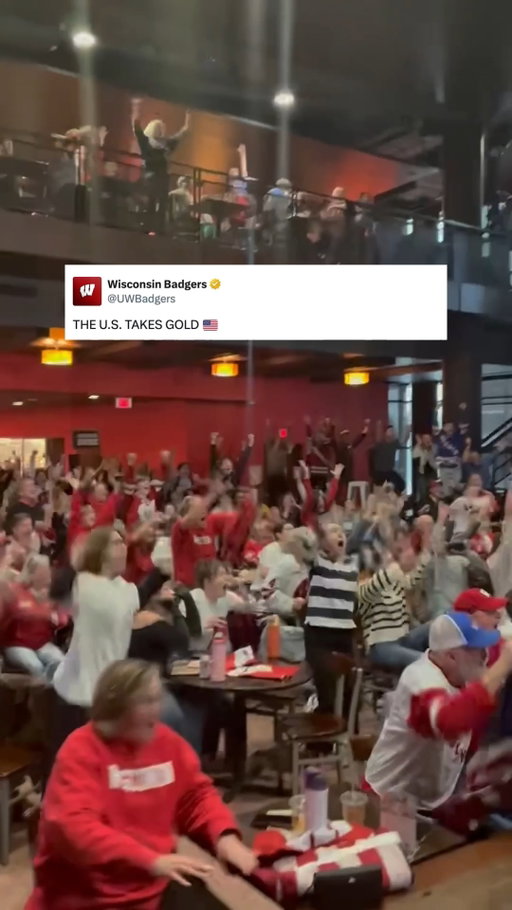 ABSOLUTE CINEMA ‼️

#OlympiansMadeHere | @badgerwhockey x @ncaa