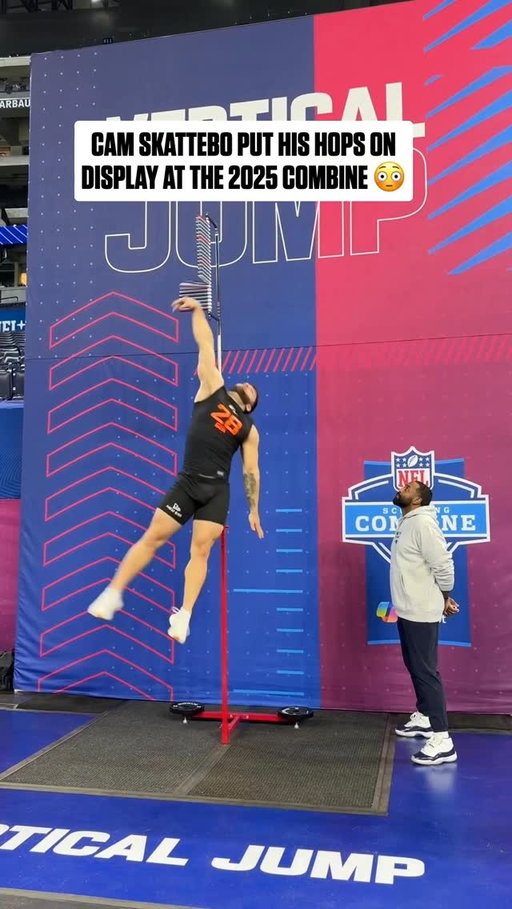 @sk4ttp4ck did his thing out there 😤

2026 NFL Combine starts Feb. 26 on @nflnetwork
Stream on @NFLPlus