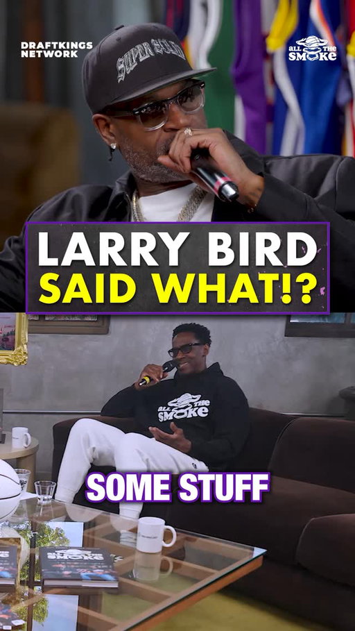 Larry Bird was talkin WILD mid-game 😳

Mad Max says things escalated after the pump fake.