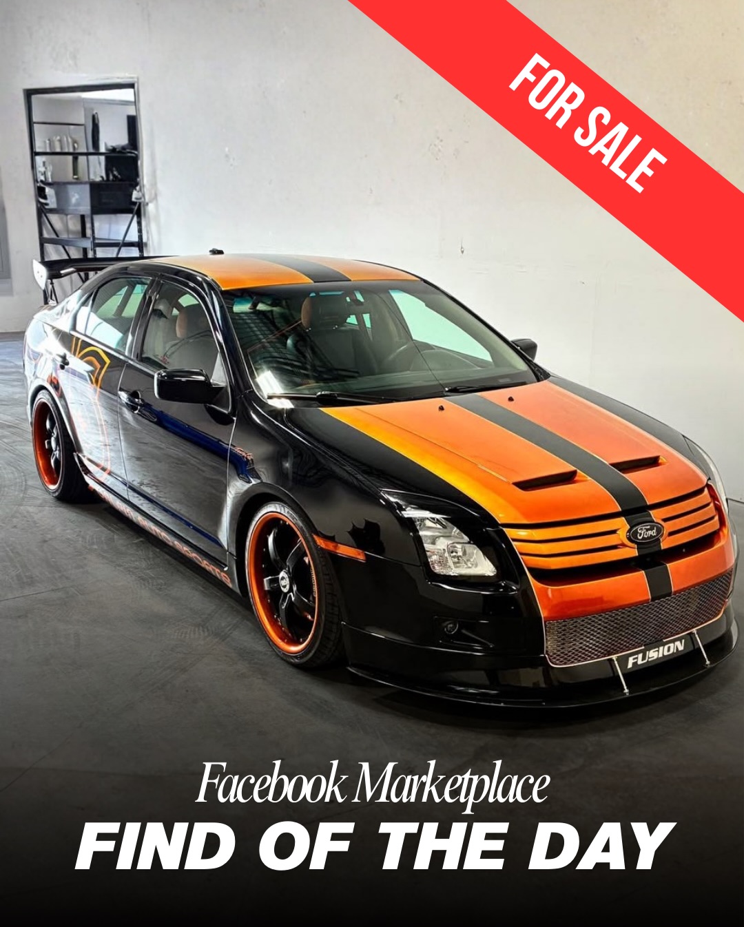 You’re gonna want to read about this one 😳👇

According to the listing this is a 2007 Ford fusion Sport Sedan 4D built by Galpin Auto Sports

*Notes on this vehicle: 
- This was built specifically for the 2007 Ford Motor Company SEMA display
- 3.0 V6 (modified to 400 hp) turbo charged
- Cost new was nearly $100,000

This is so cool, it gives me Midnight Club LA or NFS Underground vibes 

Location: Las Vegas, NV
Price: $19,900 
Miles: 2,578

*Note: I do not own these photos, they are via the listing owner 
Also, I have no relation to the listing owner, I do not represent them in any way, proceed with caution as I merely post what I find interesting, do not take my post as a solicitation to purchase

DM submissions 📩
(I will tag you!)

#cars #carsforsale