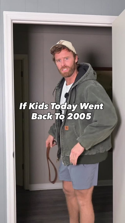 Parenting looked a little different in 2005.

#cookem