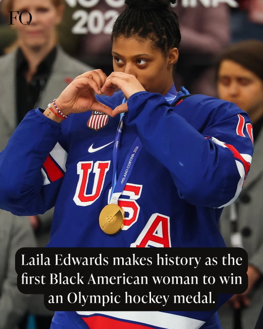 A HISTORIC gold for Team USA women’s hockey at #MilanoCortina2026 🥇🇺🇸

With gold on the line and just two minutes left, 22-year-old Laila Edwards ripped a shot toward the net and 36-year-old captain Hilary Knight redirected it in, sending the arena into a roar and forcing the game into overtime.

Team USA went on to defeat Canada 2–1, reclaiming Olympic gold in one of the fiercest rivalries in sport.

Laila became the first Black woman to win an Olympic hockey medal and Hilary became the all-time leading Olympic goal scorer in U.S. hockey history, men or women, with 15 career goals.

A defining moment for the next generation of players watching and believing. Congratulations to #TeamUSA ❤️👏