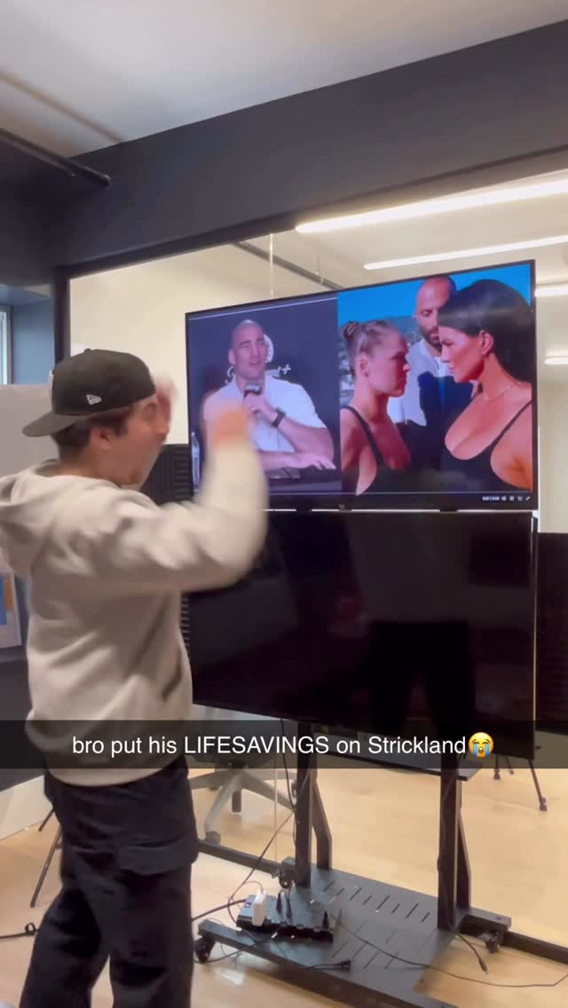 Bro put the life savings on Sean Strickland to say what?!😭

Predict on sh*t you won't find anywhere else only on Stadium Live📲