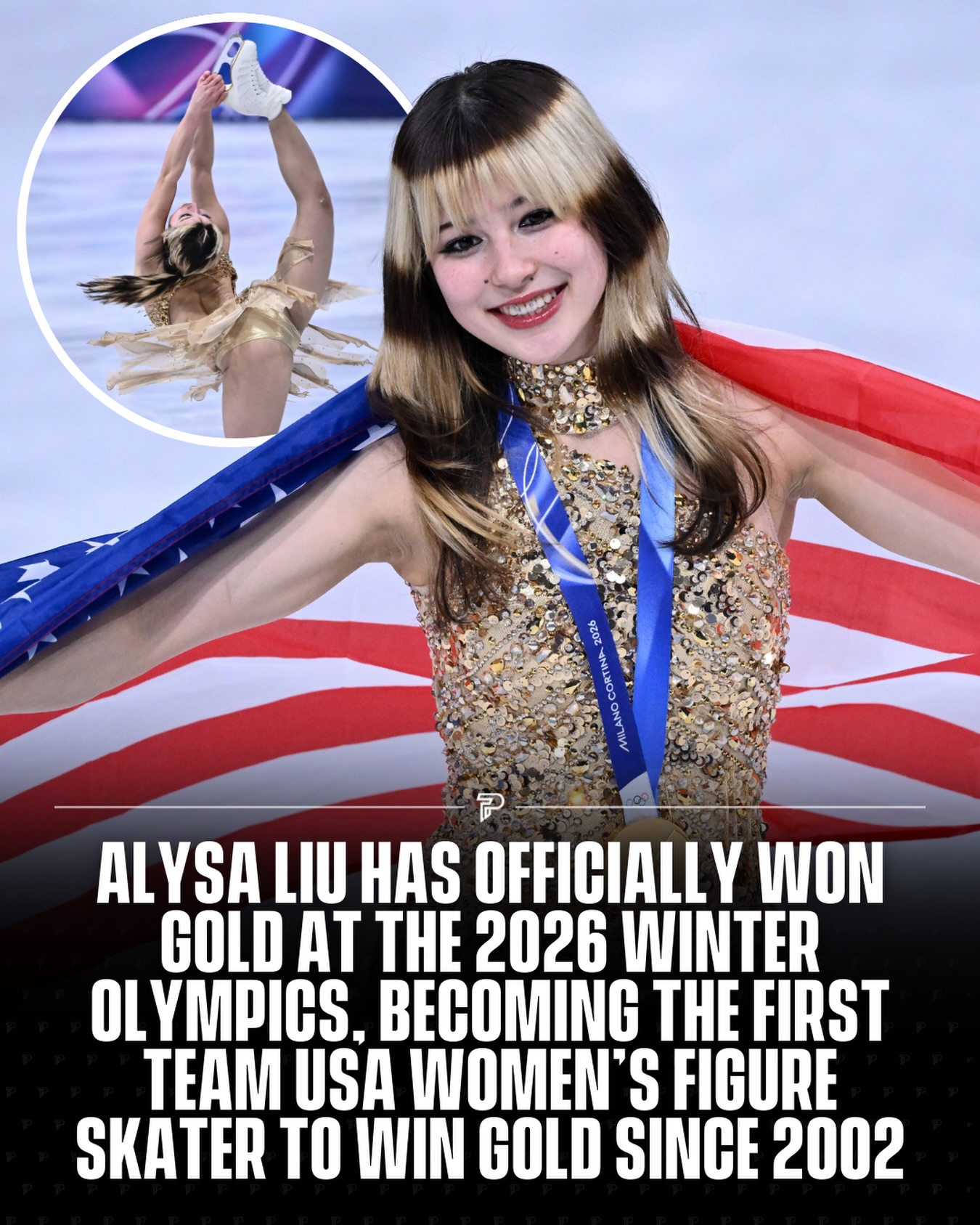 Alysa Liu has won Olympic gold in women’s figure skating at the 2026 Winter Olympics in Milano Cortina.

The 20 year old became the first Team USA woman to win Olympic gold in the event since Sarah Hughes in 2002, ending a 24 year drought.

Athlete @alysaxliu

#Pubity #Viral #Sports