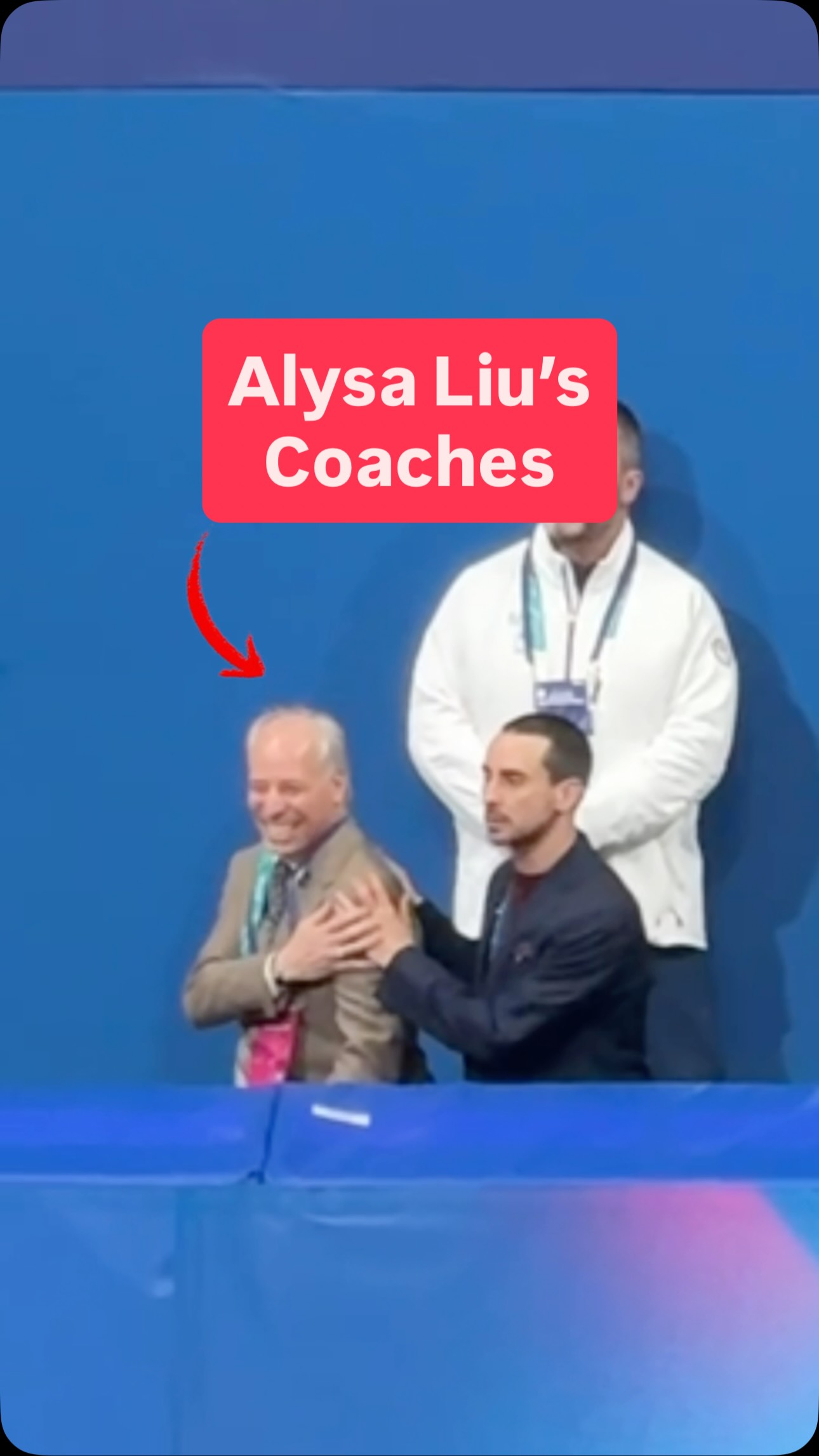Alysa Liu’s coaches reacting to her performance 🥺❤️

#coach #olympics #olympic #winterolympics2026 #alysaliu