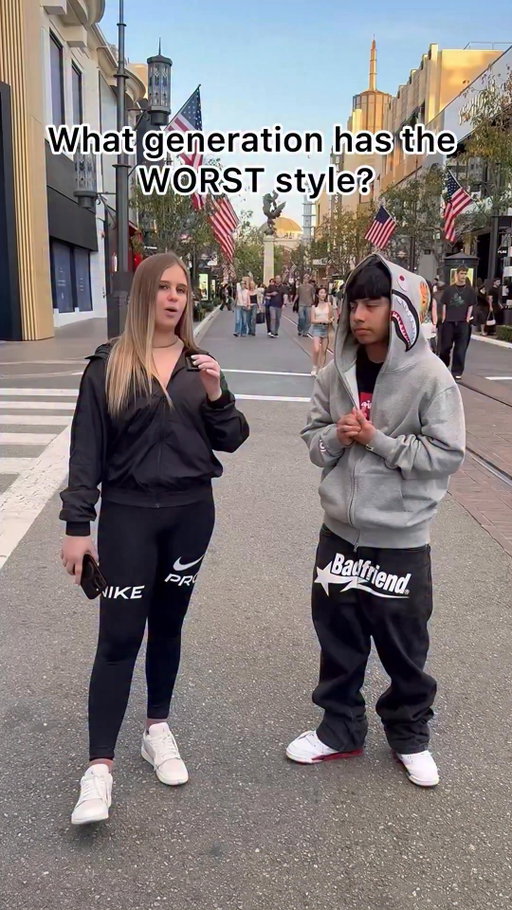 What generation has the WORST style? #streetinterview #millennials #genz