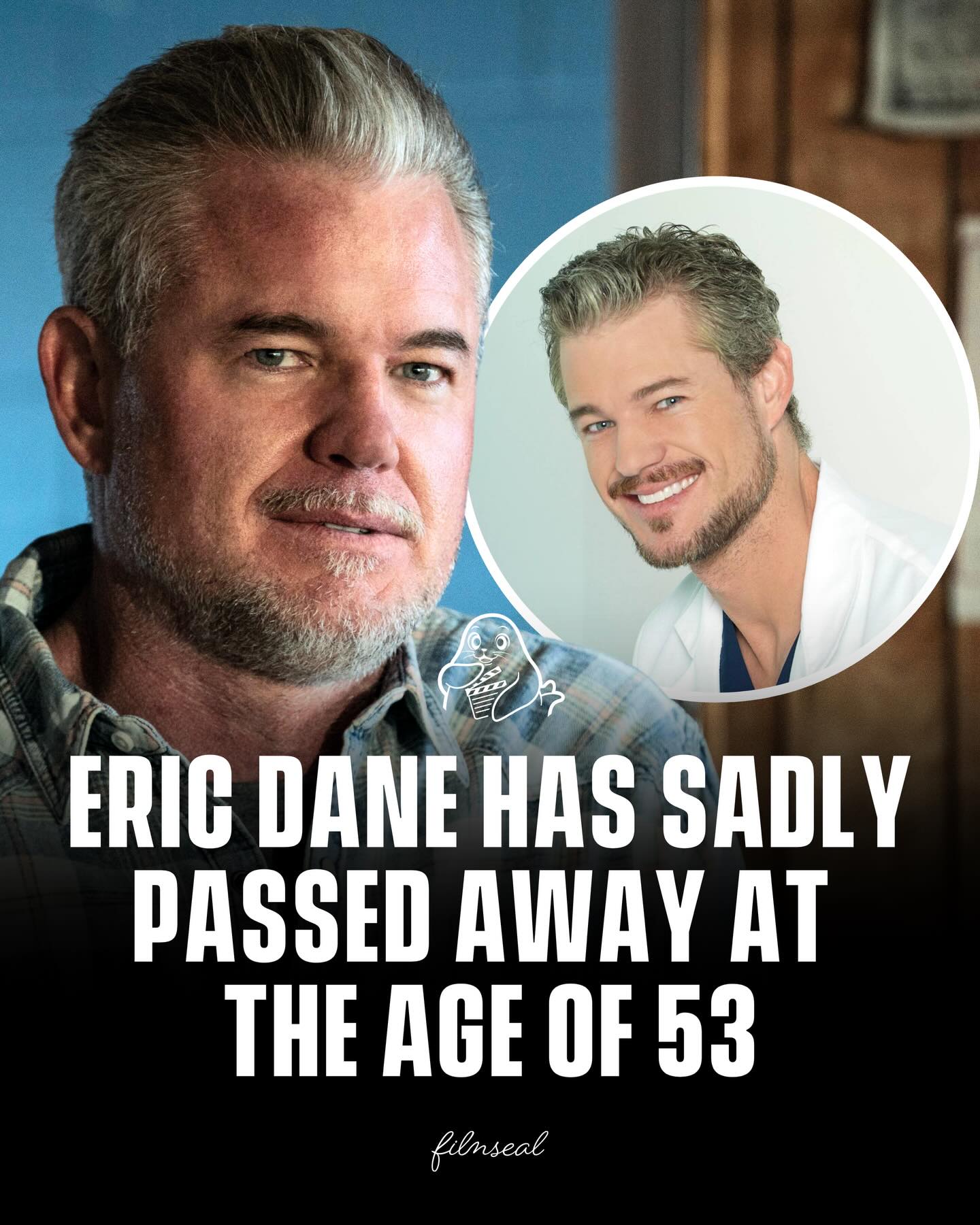 Swipe ⬅️ Eric Dane, the American actor best known for his roles as Dr. Mark Sloan on Grey’s Anatomy and Cal Jacobs on Euphoria, has passed away at age 53 following a nearly year-long battle with amyotrophic lateral sclerosis (ALS). 

His family confirmed he passed away on February 19, 2026, surrounded by loved ones, and he is remembered for both his impactful television career and his advocacy for ALS awareness. 

RIP 🕊️