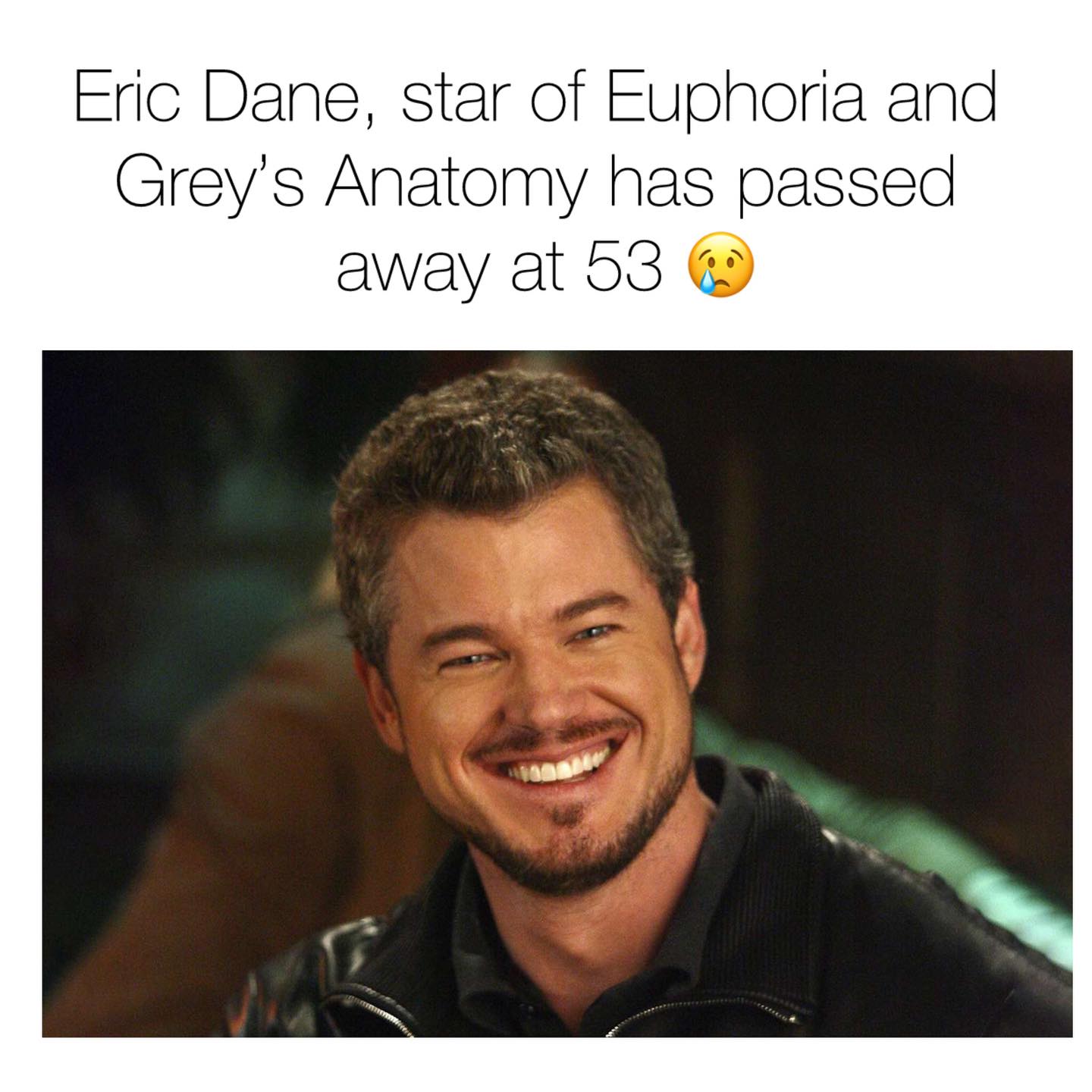 Nearly a year after announcing his ALS diagnosis, Eric Dane has passed away at just 53 💔
Rest In Peace ❤️
#ericdane #euphoria