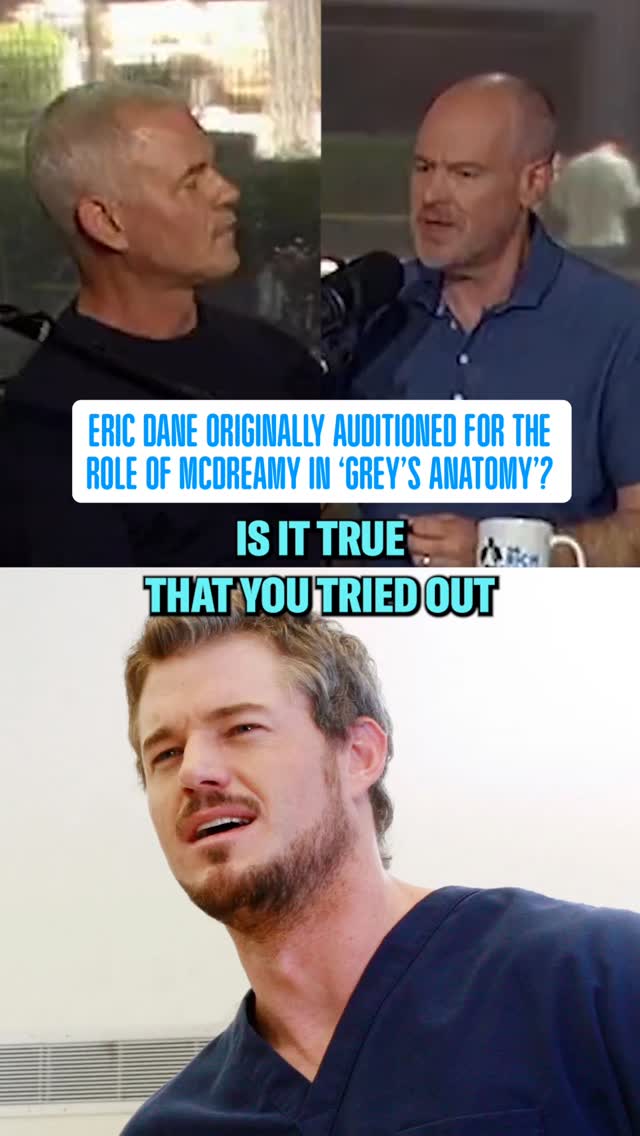 Eric Dane has passed away at the age of 53...

In remembering him, we bring back this clip from his 2024 appearance where he told us how he originally auditioned for the role of McDreamy in ‘Grey’s Anatomy’ before ending up with the role of McSteamy just a few seasons later...

Rest in peace, Eric.