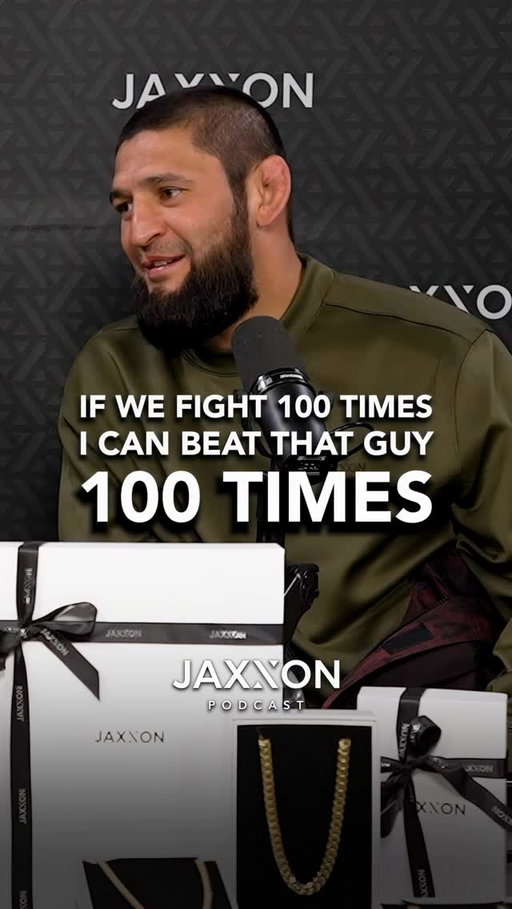 The world champion @khamzat_chimaev brings the belt back to @jaxxon and sits down on the @jaxxonpodcast with @beardegidio @mikebisping @khalilrountree & team Borz @realhuntermma @esembaev170 @khamzaev__ansar - BTS will be live on JAXXON behind the brand on YouTube