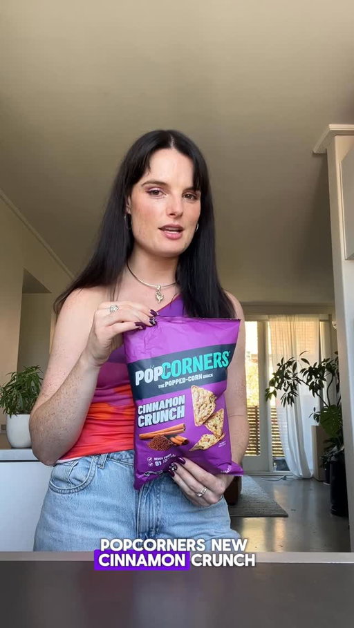 PSA to my housemate, if you’re watching this, the bins need changing (sorry) 💥💞 #ad #PopcornersAU #CinnamonCrunch #new