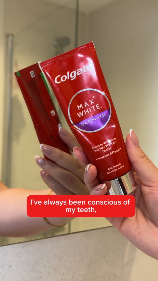 Let's be honest for a moment...

*Stains caused by food & drink vs fluoride toothpaste after 3 days

#Colgate