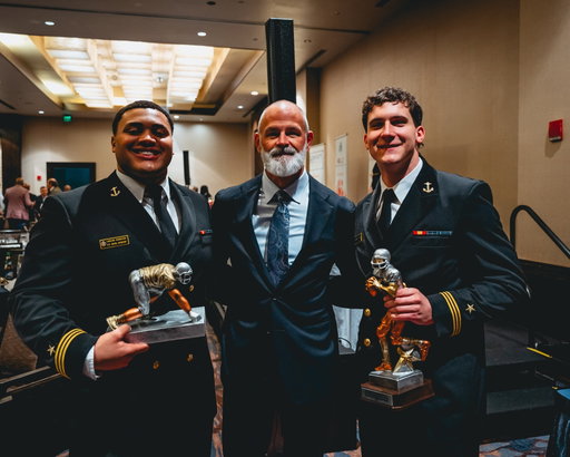 Had a great time celebrating Blake and Landon at the annual Annapolis Touchdown Club Dinner last night!

#GoNavy | #RollGoats