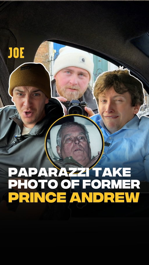 "Do you want to try another one." 

This is exactly how the interaction between Andrew Mountbatten-Windsor and the paparazzi went.

#Irish #Dublin