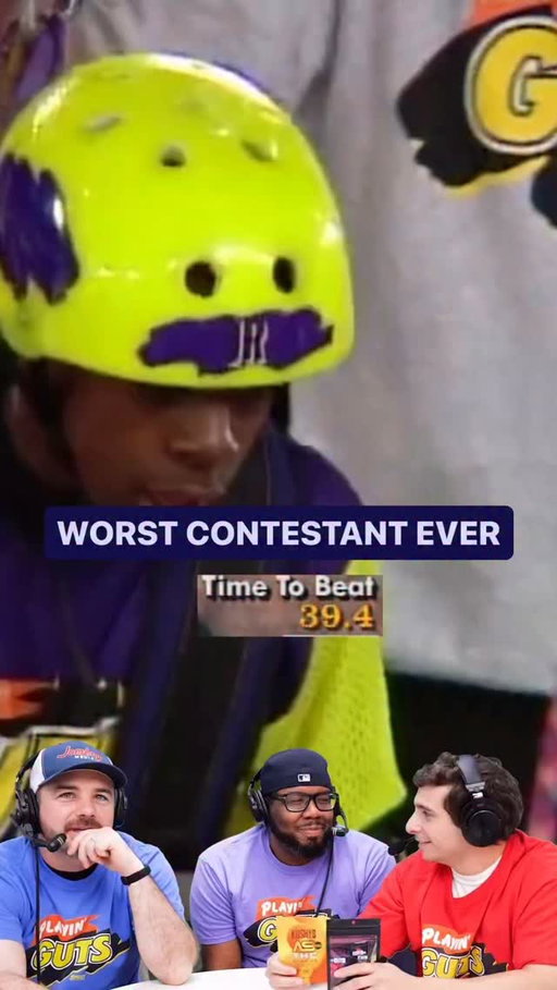 It can’t go much worse than that 

#GUTS #tv #television #gameshow #nickelodeon
