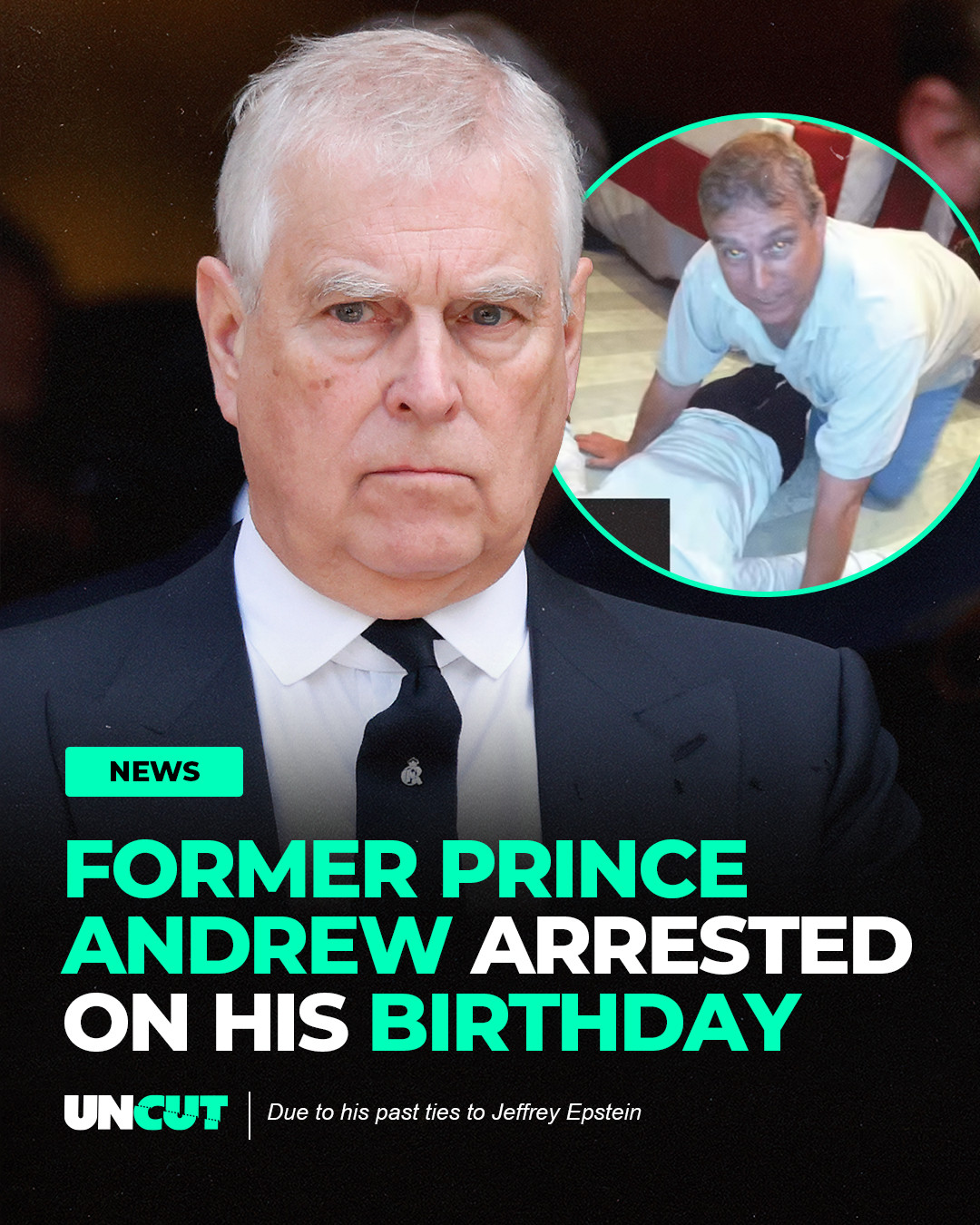 Former Prince Andrew has reportedly been arrested on suspicion of misconduct in public office 🚔⁠
⁠
Authorities say the investigation is tied to allegations involving confidential information and his past ties to Jeffrey Epstein 📄⁠
⁠
What do y’all think⁉️👀