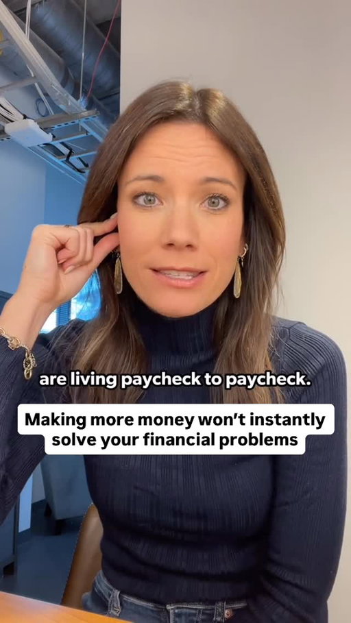 You ever think, “If I could just make more money… everything would be fixed?” Did you know 47% of Americans who make $150K–$200K a year are still living paycheck to paycheck? A lot of times, people stretch their lifestyle instead of saving more.

So much of your financial health comes down to your habits, so start healthy habits when you have less.. track your transactions and plan your spending. Then when you have more, you’ll actually see a difference.