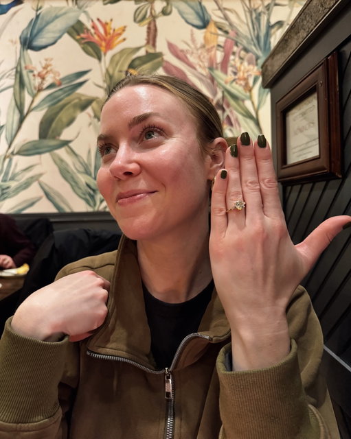 BEST. DAY. EVER!! 🥰 I was in Spokane this week to see my family, and Chad flew there and surprised me SO hard with a dream proposal (and a dream ring 🤯). My Dad was a legend and helped coordinate it, snuck some amazing pics, and we got to go tell my Mom the news. I wish so badly that she could have known him before she got sick because I know she would have loved him as much as I do. I’m so excited to get to call @thatchaddaniels my fiancé and even more excited to call him my husband 🥹