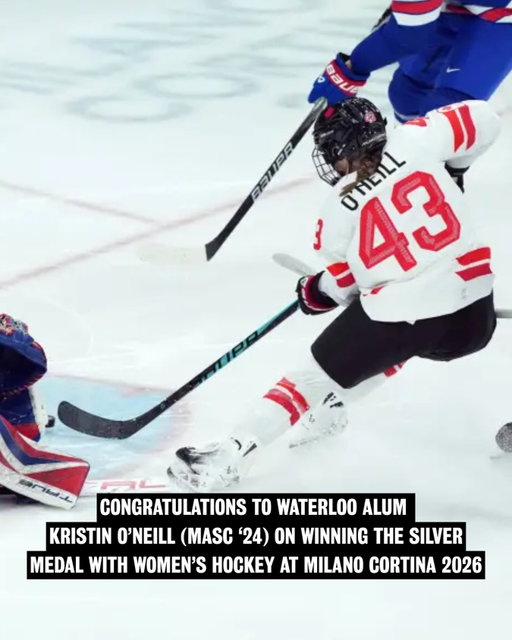 All of #UWaterloo and 🇨🇦 is incredibly proud of you @kristinoneill20. Unbelievable goal in the gold medal game! 

#UWaterlooProud #MilanoCortina 🥈 

📸 Nathan Denette | THE CANADIAN PRESS