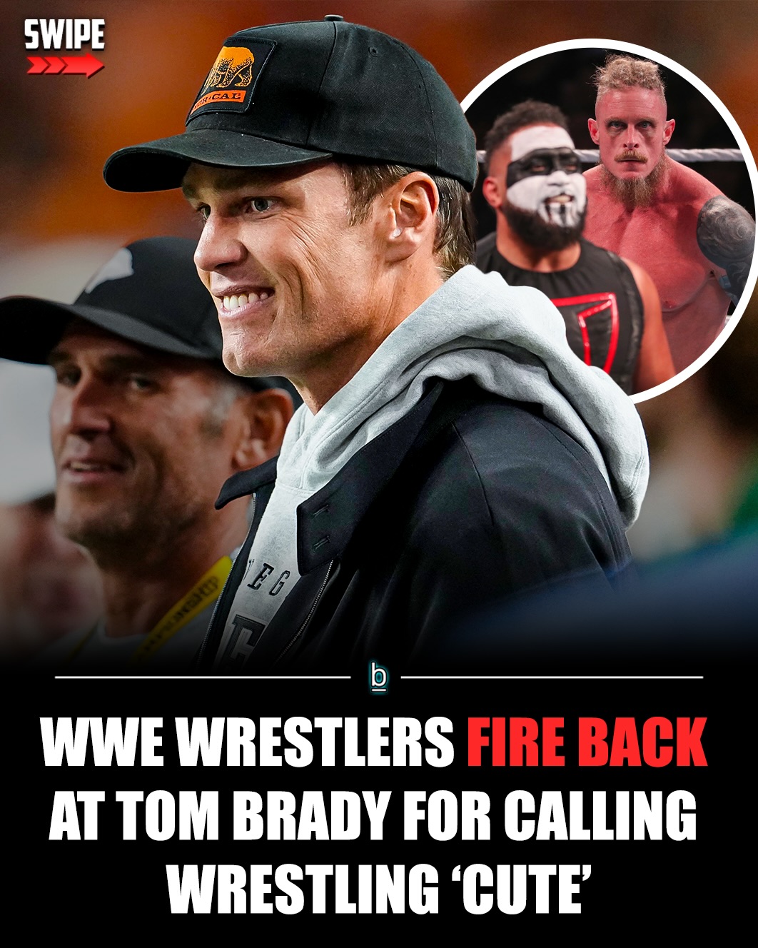 WWE wrestlers are firing back at Tom Brady over his comments about professional wrestling. 😂

Last week, during an appearance on Logan Paul’s ‘Impaulsive’ podcast, Brady went viral when he scoffed at Logan Paul’s athletic skills compared to those of NFL players. 🏈

🗣️ - “No, you’re not the level. You’re a good athlete but honestly when I’m thinking of Saquon Barkley and I’m thinking of Odell Beckham,”

“It’s cute, I love WWE, it’s very cute, but this is real football, real competition… Let’s see if you can bring it”

Several WWE wrestlers have now fired back at Brady over his comments. At this week’s, WWE 2K Creator Fest, multiple WWE superstars, including CM Punk, Paul Heyman, and others, shared their reaction to the NFL legend’s comments. 🤔

🗣️ - “What’s Tom Brady done? He’s thrown a football across a field that was caught by Gronkowski.” said Heyman. “Gronkowski deserves the credit. Belichick and his girlfriend deserve the credit. But Tom Brady?”

Paul also returned fire by saying that he could probably beat any NFL player in a fight.

🗣️ - “If you put me and Tom Brady up athletically against one another in a majority of sports, I bet I’d be more athletic,” Paul said 

“He used the word ‘cute’ when talking about WWE. I think in many ways, football is also cute. I’m a boxer, and you can probably put most NFL players and basketball players in a ring and they’d probably get their ass kicked by real boxers.”🥊

Follow 👉 @brobible for all things “dude” 😎

#wwe #wrestling #guys #dudes #men