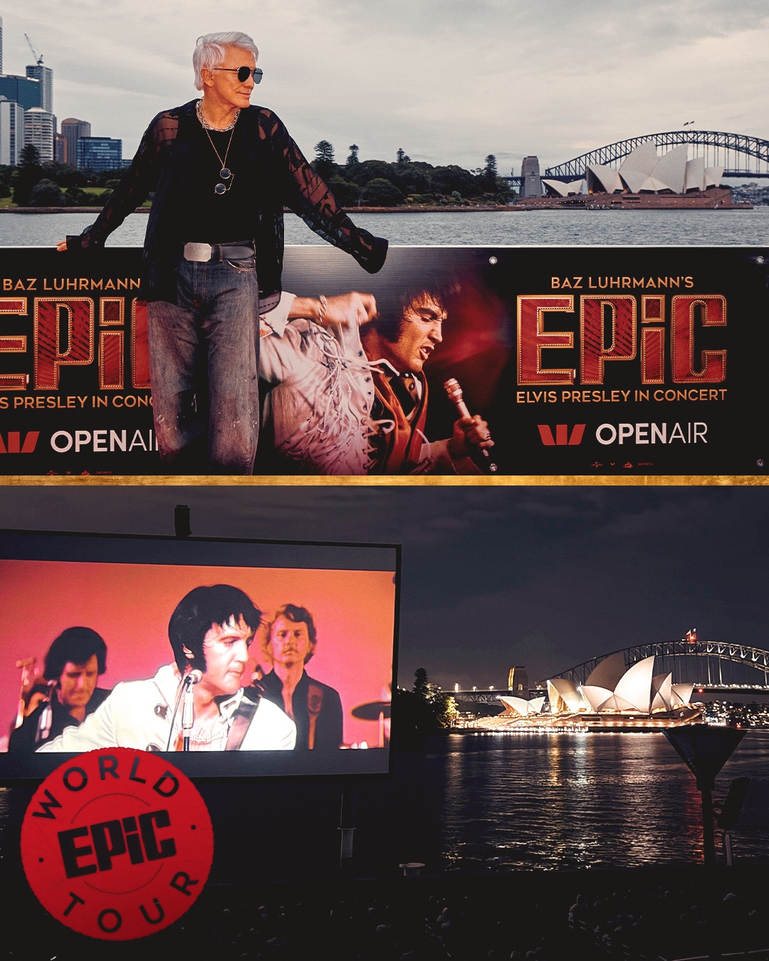 From Sydney to Paris, London to Vegas, Elvis embarks on his First World Tour and you’re invited to see him LIVE!

Don’t miss Baz Luhrmann’s EPiC: ELVIS PRESLEY IN CONCERT in IMAX and cinemas worldwide. #EPiCMovie