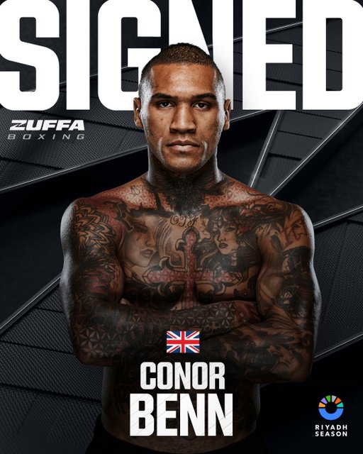 More TOP TALENT has signed with Zuffa Boxing 🥊 

Welcome to the fam, @ConorBennOfficial 

#RiyadhSeason | @RiyadhSeason