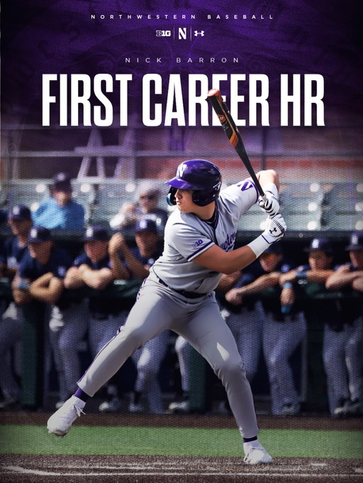 Nicky Barrels 💥

@njbarr9 slugged his first-career homer in today’s win over Cornell!