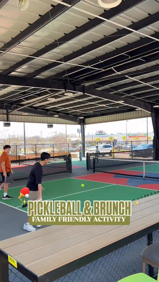 Sunday just leveled up. 🍳🧇🥂

📍 @chickennpicklewbtx is serving brunch every Sunday from 9am–2pm.

• Made-to-order omelettes (get them exactly how you like)
• Waffle station where you can stack ’em, top ’em, and basically make it YOUR creation

Extras that make it even better:
• $1 mimosas
• Kid-friendly
• No reservations 

$26 adults (brunch + non-alc bev)
$6 kids 12–5
5 & under eat free

Eat, sip, hang out, let the kids run wild, maybe sneak in a pickleball game… or just watch everyone else play. Sundays don’t get easier — or tastier — than this. 🏓🍴✨