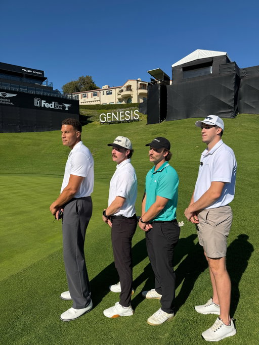 The “oh boy” mid-swing is crazy 😂 

@thepointerbrothers, @blakegriffin23 and @austinreaves12 teed it up @thegenesisinv and it did not disappoint.
