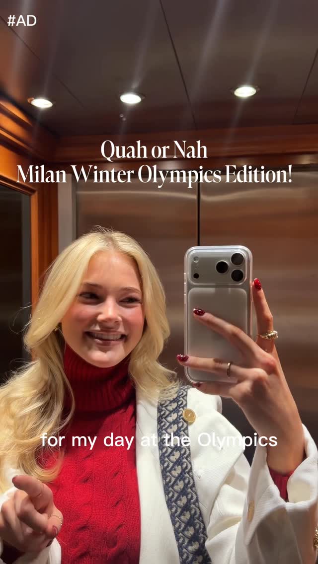 #XfinityPartner Quah or Nah: Winter Olympics edition! ✨🇺🇸 I had so much fun touring the NBC studio thanks to Xfinity!