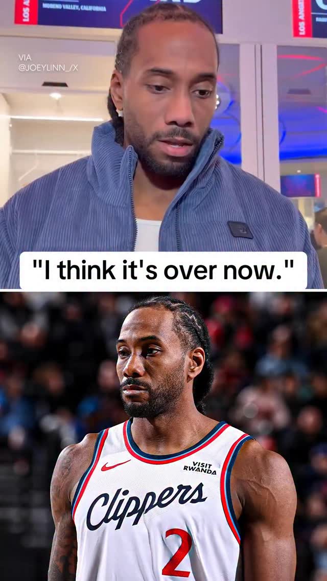 Kawhi Leonard is upfront about the Clippers’ window for contention this season 😬

(via @joeylinn_nba)
