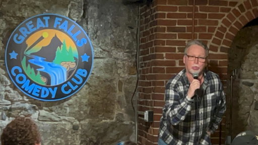 Having a great time at @greatfallscomedyclub tonight!
