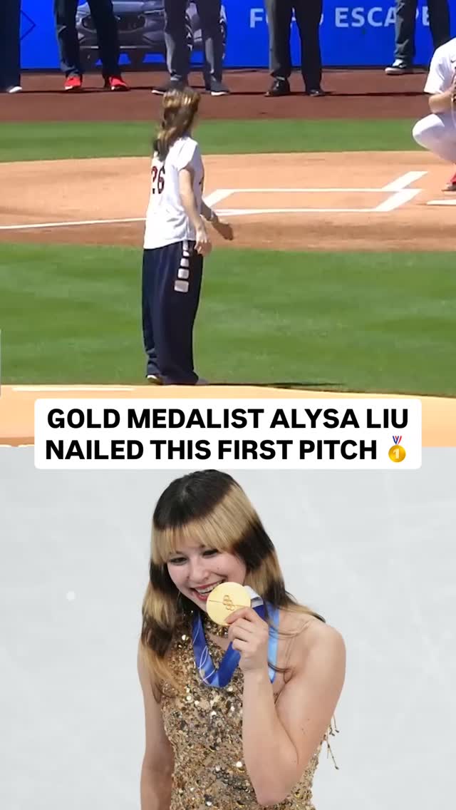 Olympic gold medal winner Alysa Liu can throw a MEAN first pitch ⛸️🌪️

(🎥: Cardinals/X)