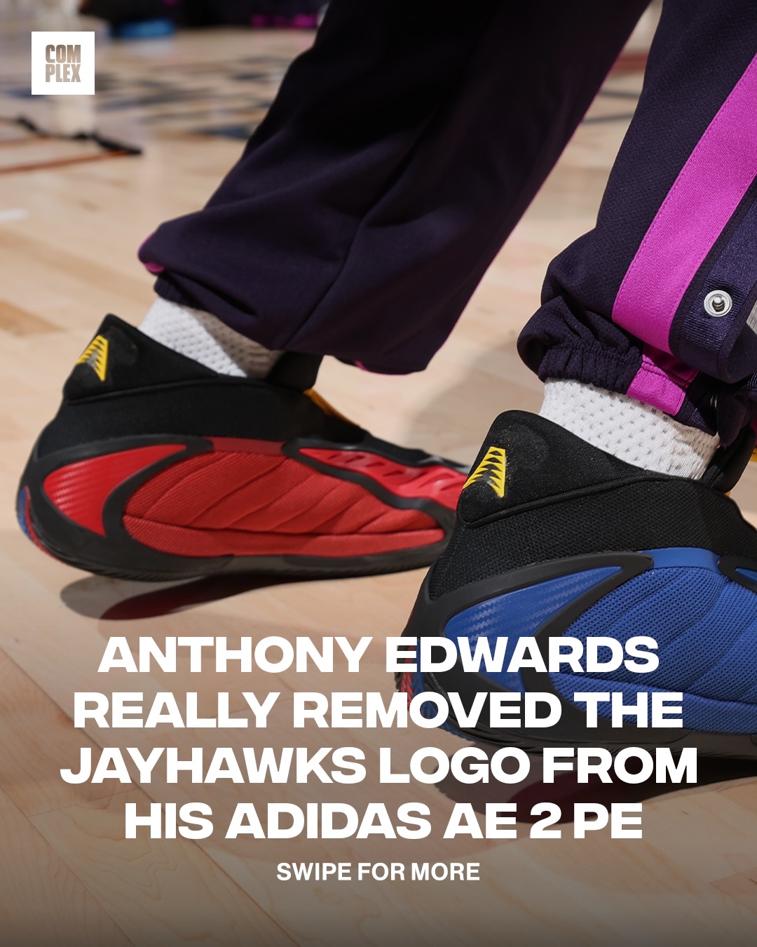 Anthony Edwards is loyal to his Alma mater 🫡