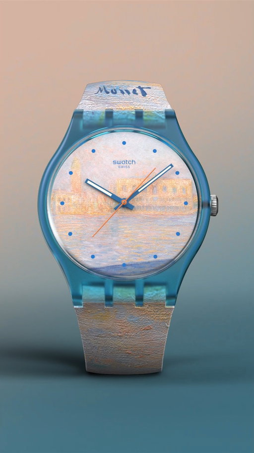 Immerse yourself in Monet's mastery of light. #SwatchxGuggenheim #SwatchLovesArt